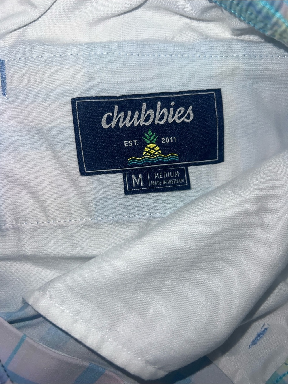 EUC! Chubbies Weekender Pastel Plaid Casual Pants Size MED - Picture 8 of 16